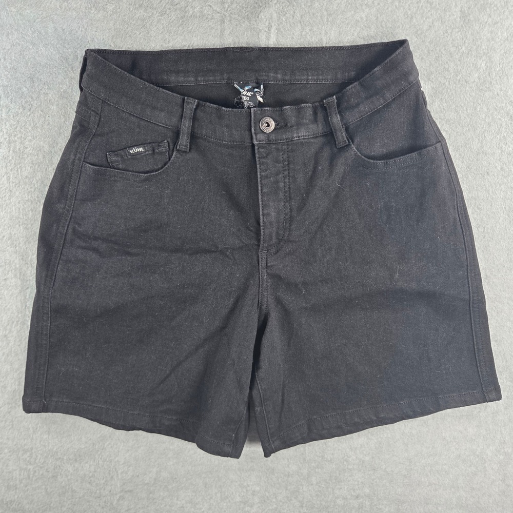 KUHL Shorts Women 8 Black Hiking Outdoor Casual Utility Stretch